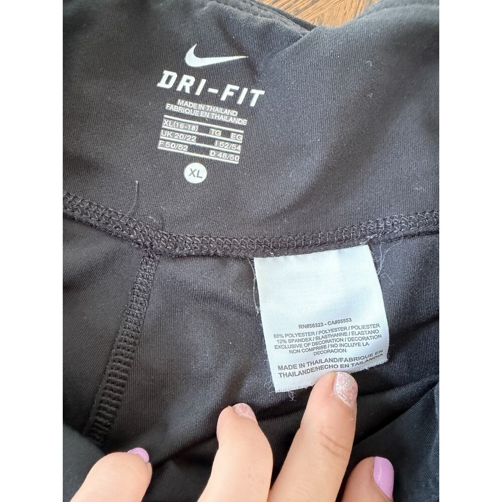 Nike Dri-FIT Women’s XL Yoga Flare Pants Gray Athletic Bootcut Leggings - Picture 4 of 7